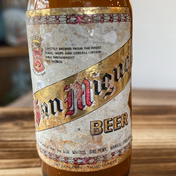 Vintage San Miquelon Beer 2oz Bottles from Brewery in Philippines (2) - Picture 8 of 14